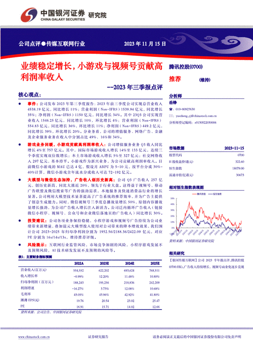 腾讯控股(00700.HK)：视频号维持高速增长 收入组合持续优化 利润率持续回升  第1张