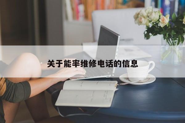 关于能率维修电话的信息