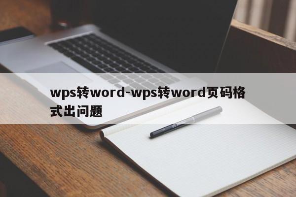 wps转word-wps转word页码格式出问题  第1张